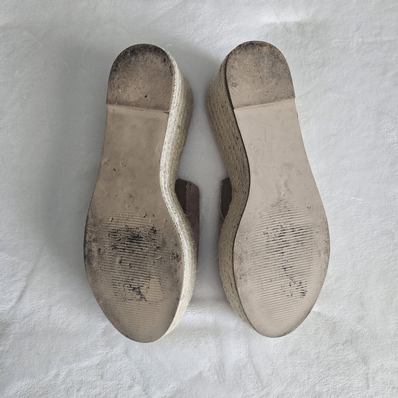 Steve Madden Platform Shoes 6M Beige Suede - Picture 6 of 7